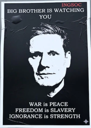 A poster with a person's face

Description automatically generated