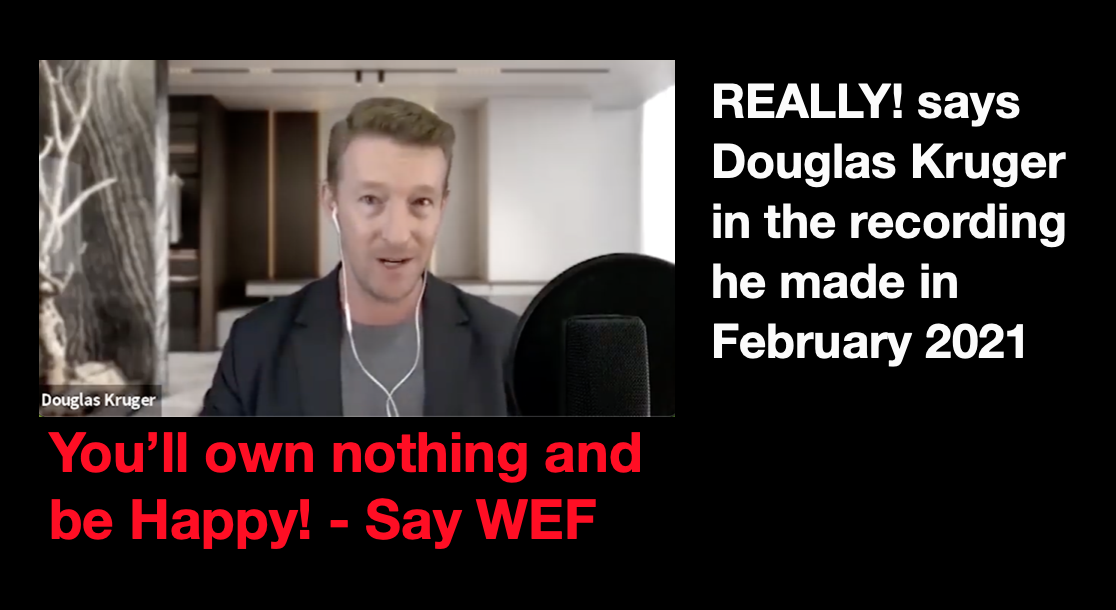 SO, IF WE OWN NOTHING - HOW WILL WE BE HAPPY?