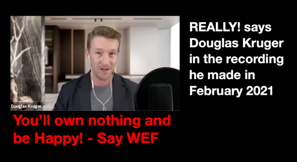 SO, IF WE OWN NOTHING - HOW WILL WE BE HAPPY?